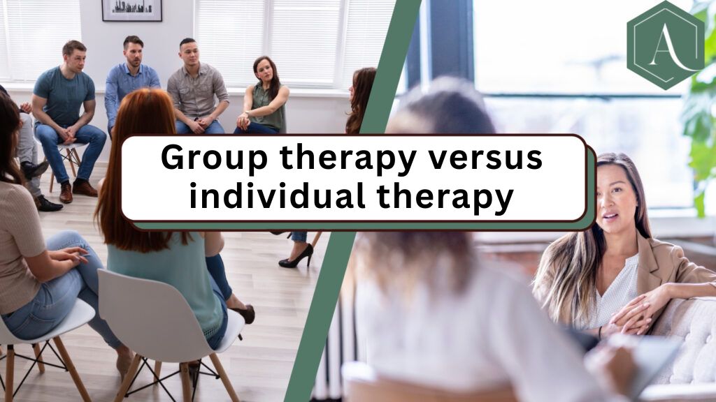 Group therapy versus individual therapy